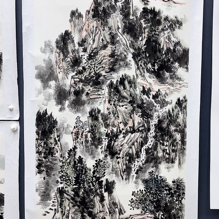 国画四尺整张山水