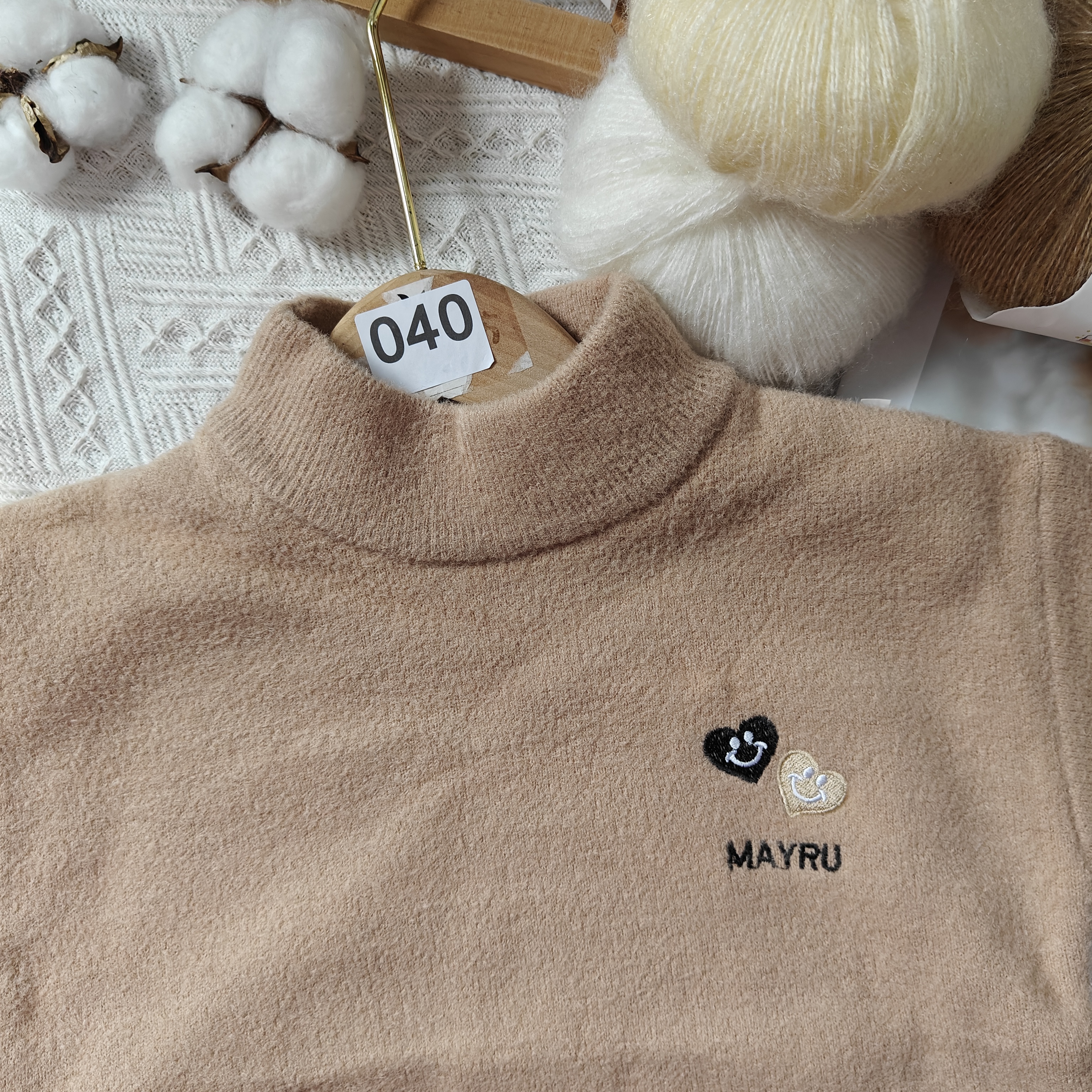 儿童毛衣男孩中大童秋冬季加绒加厚一体绒男童打底衫高领2024新款