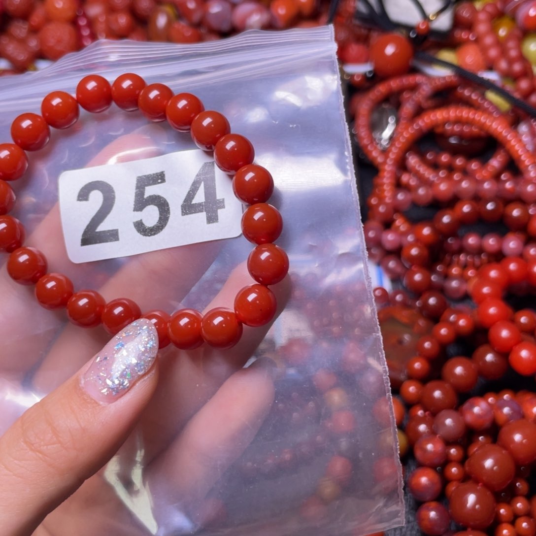 手链未镶嵌南红玛瑙小****l