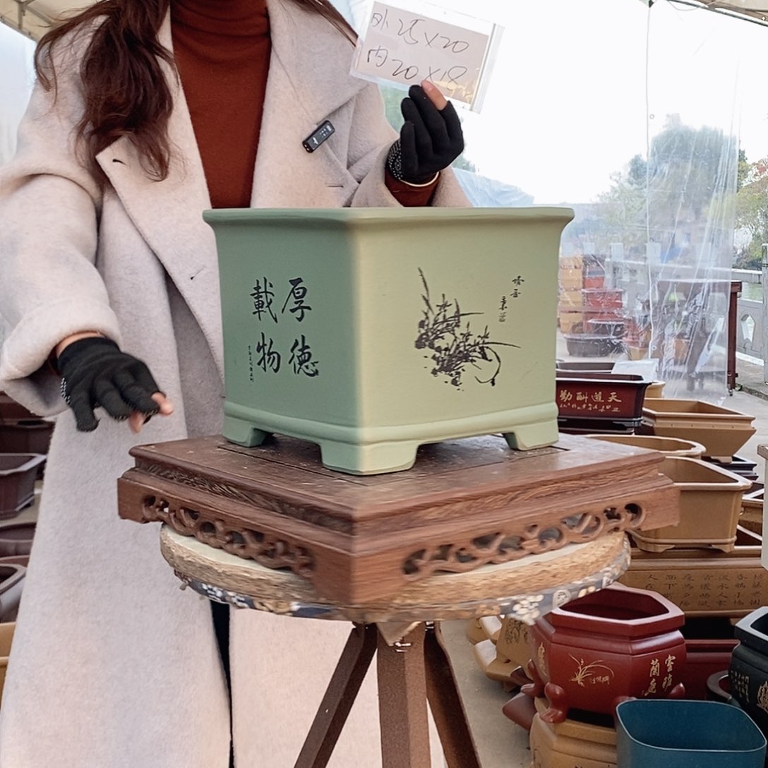 紫砂花盆紫砂花盆