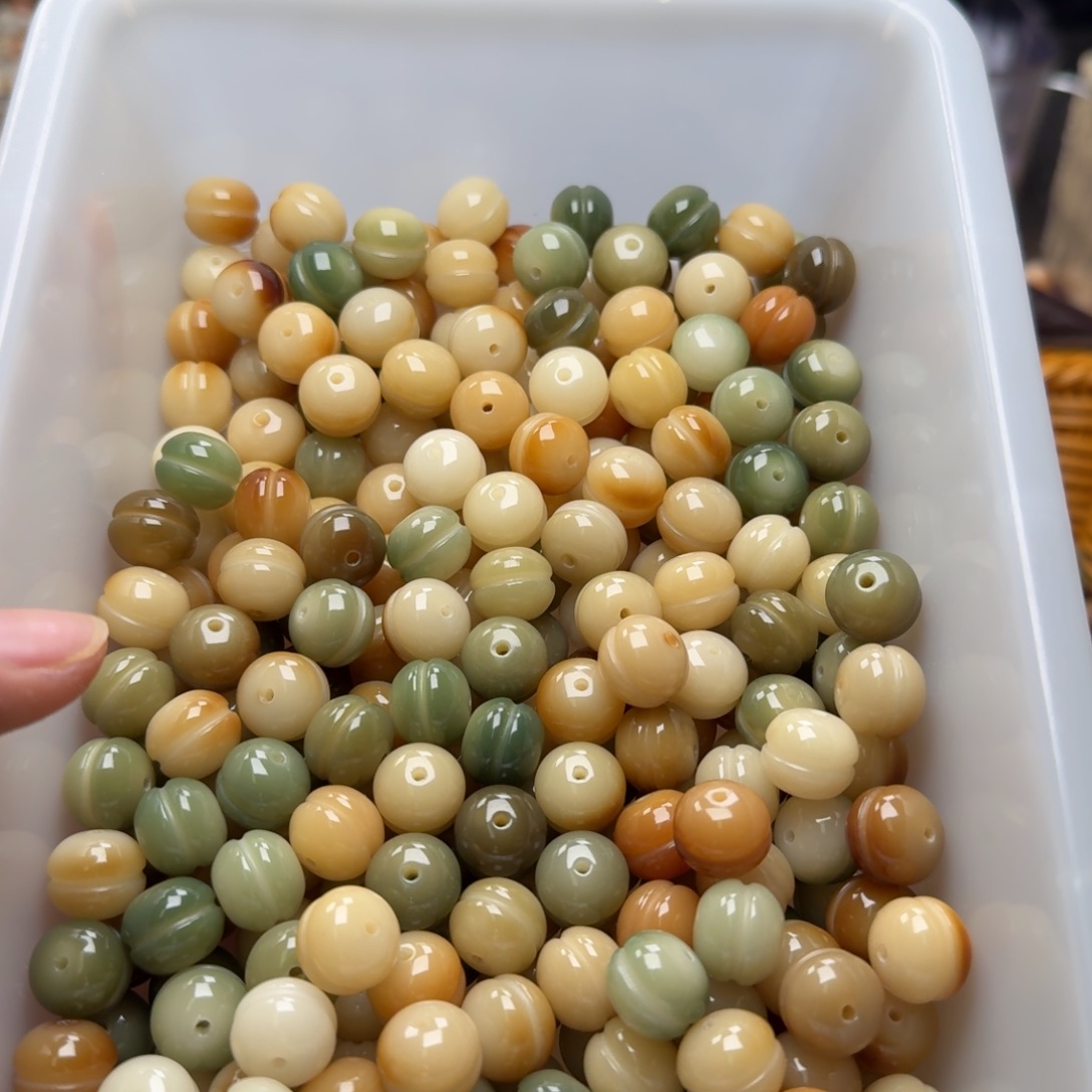 菩提根/象牙果吊坠50颗夹心汉堡12