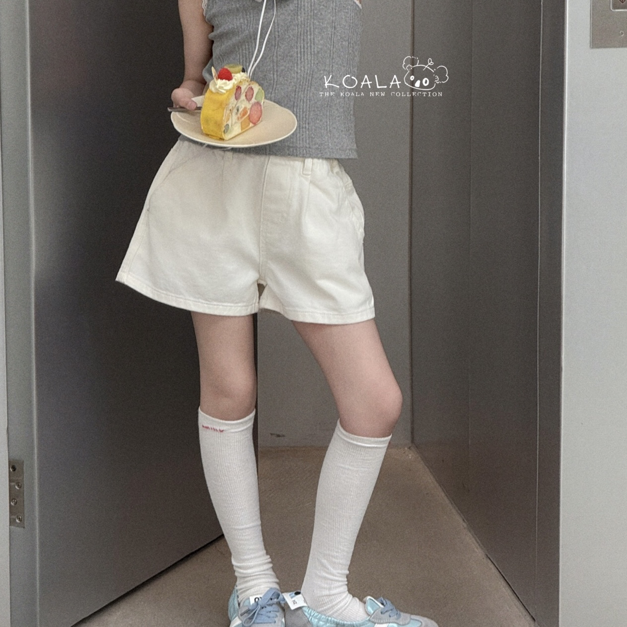 307儿童纯色短裤