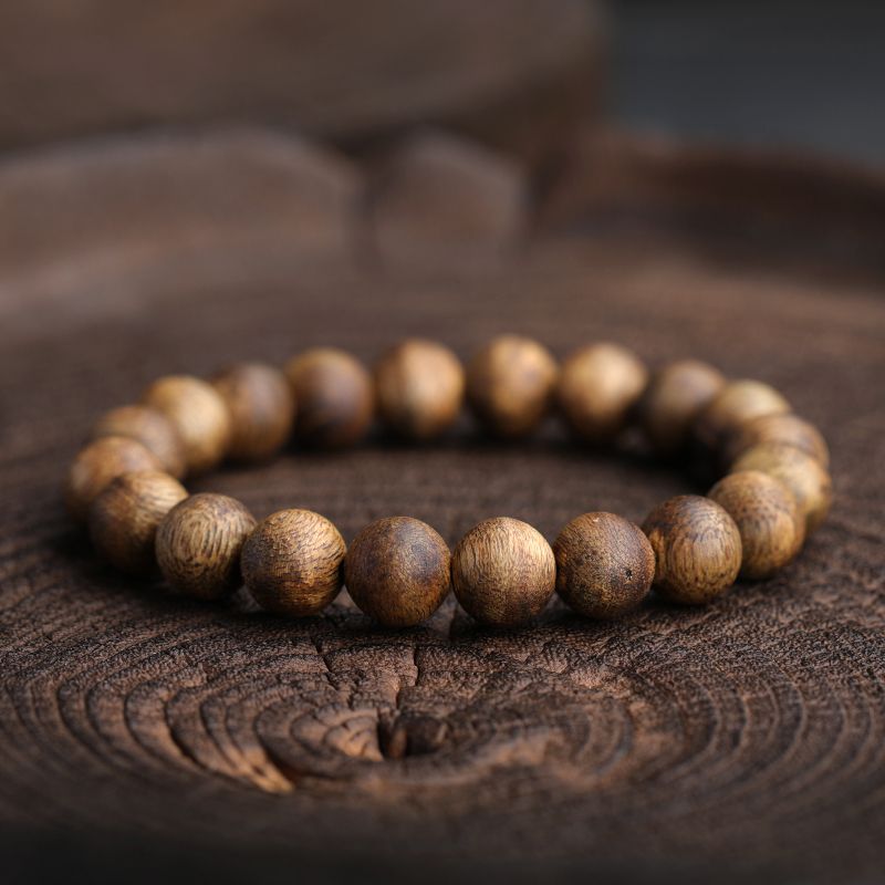 越南芽庄黄棋楠沉香 1.0 单圈 甘凉感十足 香味醇厚浓郁+沉香碎屑