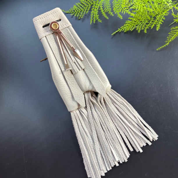 纯皮烟袋子/精品流苏烟包/传统烟袋/白铜烟锅配件/三合一工具