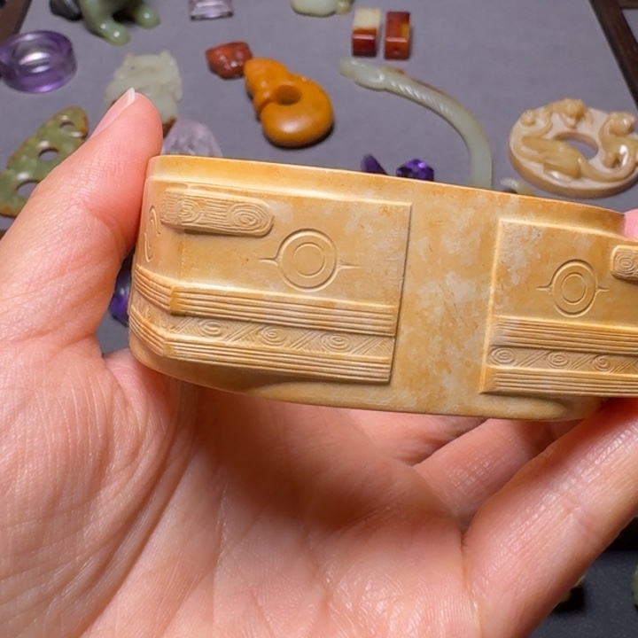 和田玉（糖玉）挂件未镶嵌登*