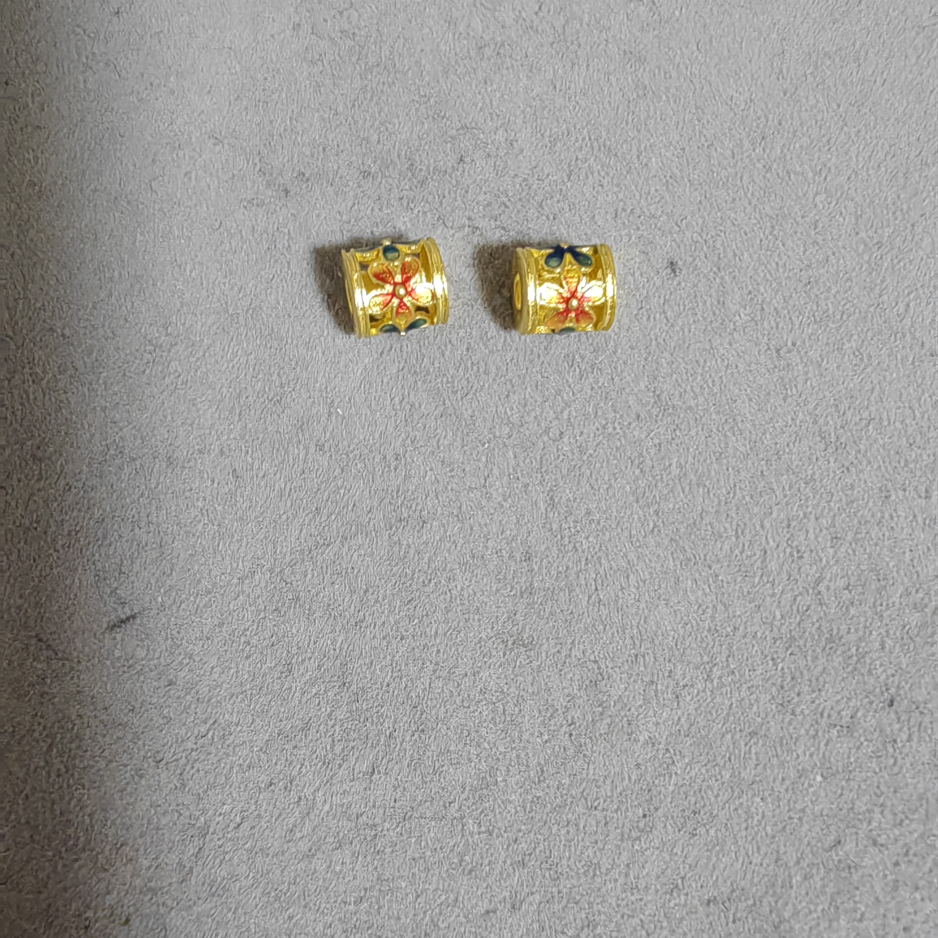 胖福饰品足金桶珠
