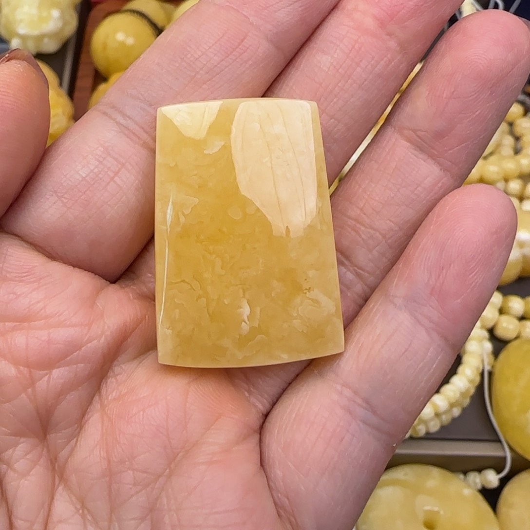 蜜蜡颈饰未镶嵌天然蜜蜡