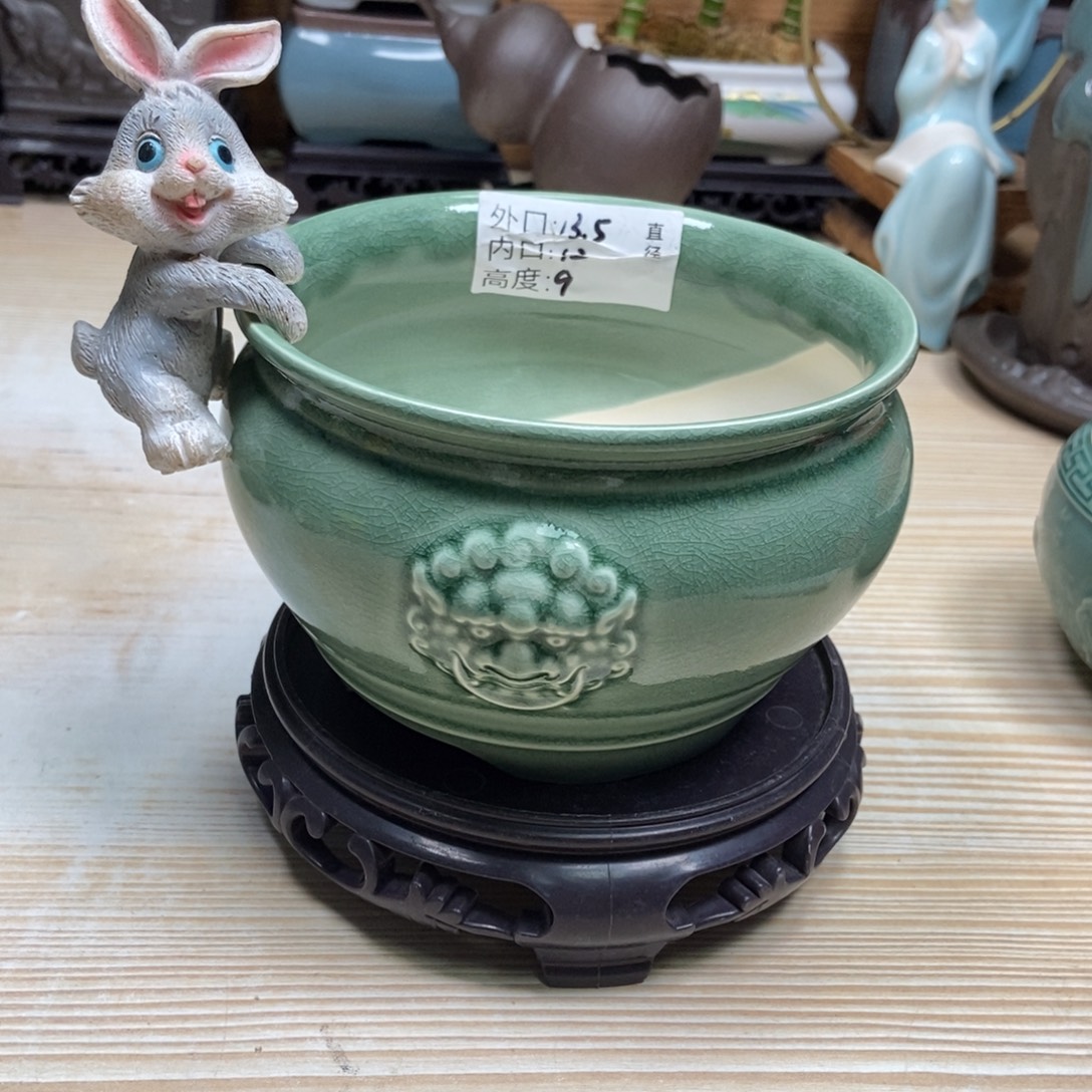 瓷片陶瓷花盆陶瓷艺术