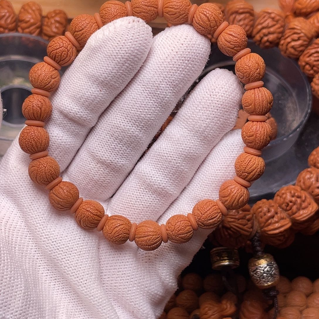 桃核手串龙鳞仿古1.0