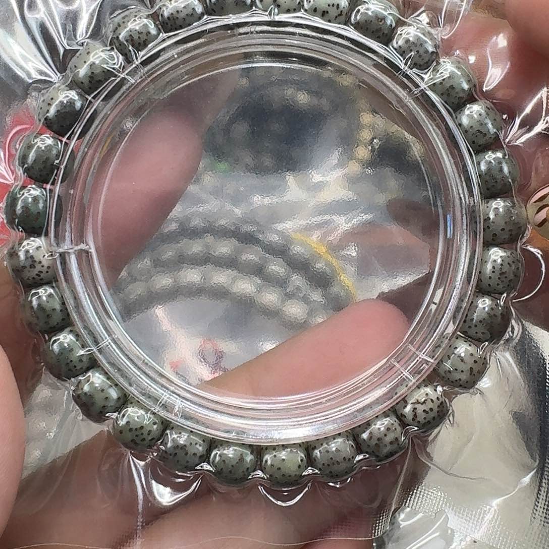 星月菩提手串7入门糯冰石玉87