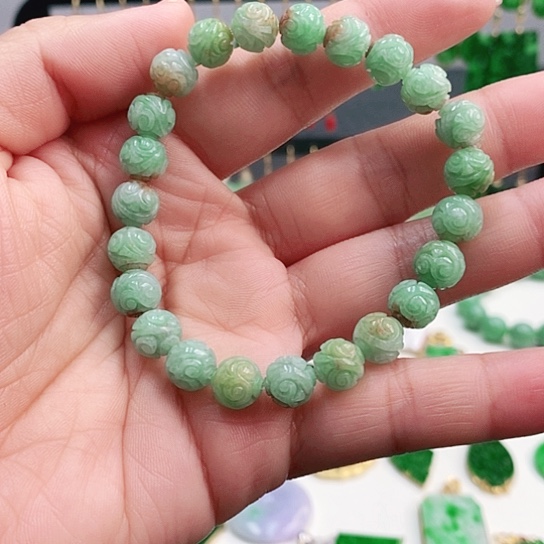 翡翠耳饰未镶嵌挂件