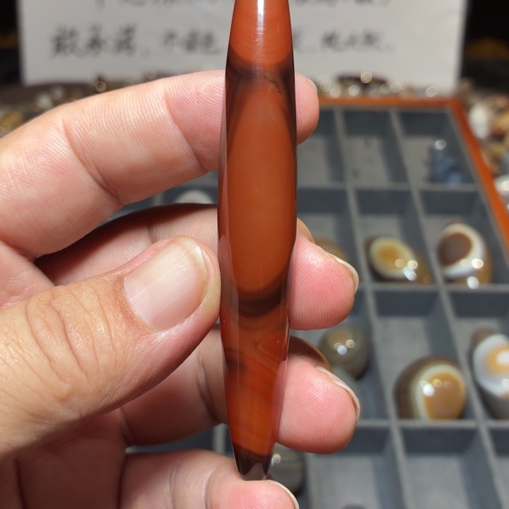 宗***施玛瑙/玉髓散珠_HEIMORI 天然天珠