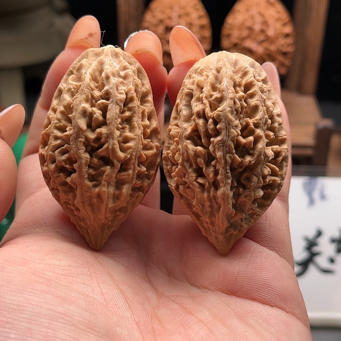 文玩核桃把件关东木子家楸大胖54