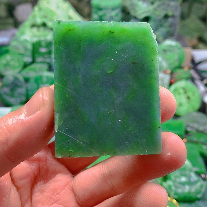 和田玉（碧玉）未镶嵌珠宝半成品