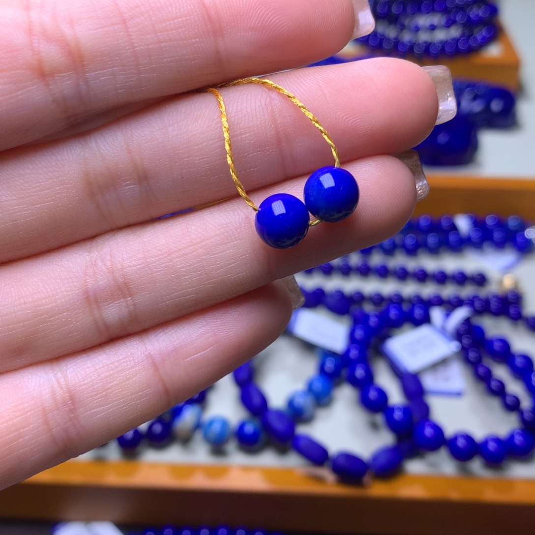 青金石手链未镶嵌大*7.7mm