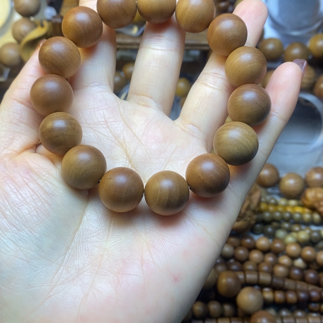 檀香木手串/手链1**41.5老山檀红肉奶香手串
