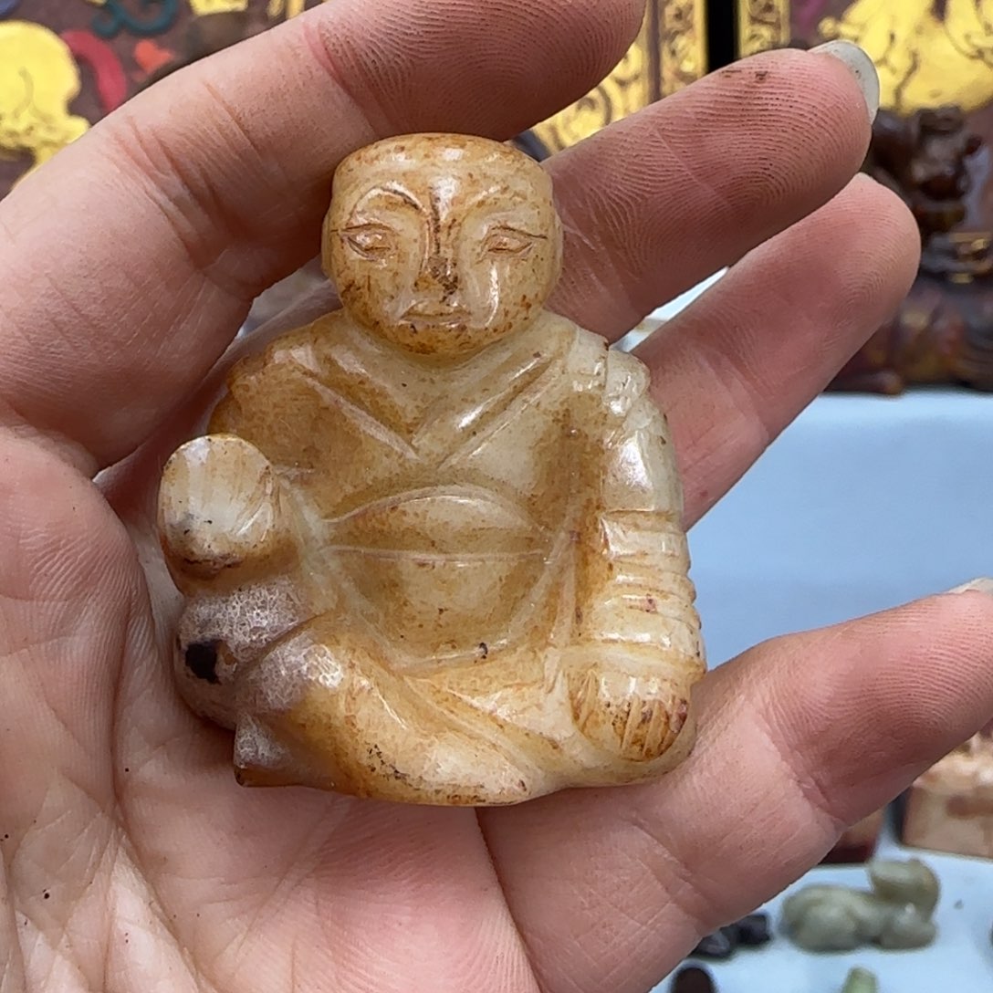 未镶嵌和田玉（糖玉）挂件