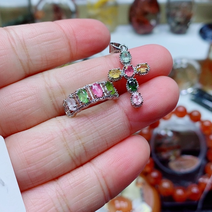 水晶颈饰未镶嵌水晶