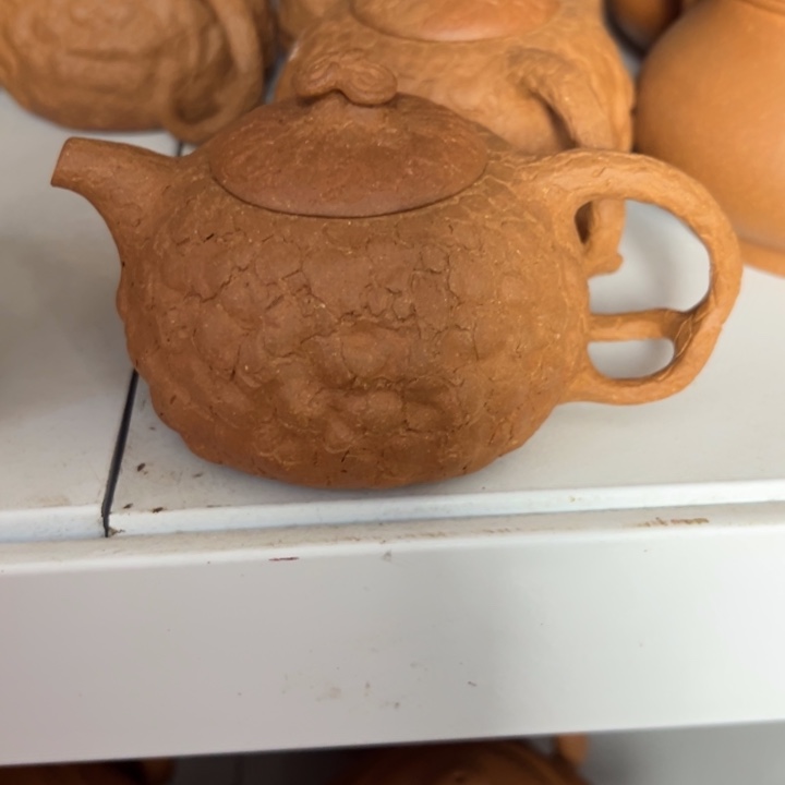 紫砂茶壶降坡泥半手190