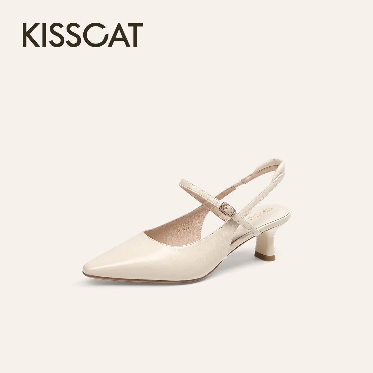 接吻猫25年夏【赴约中】流光时装舒适尖头鞋子女款爆款2025新款