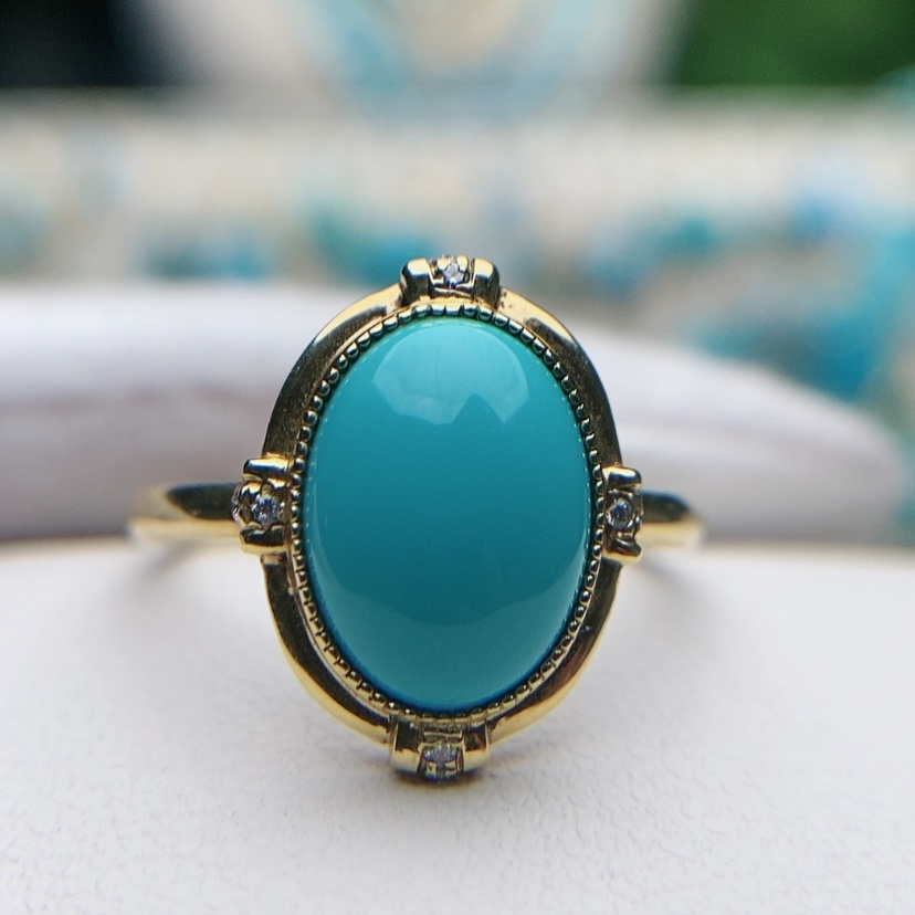 【闪购商品】绿松石配饰18K金镶嵌