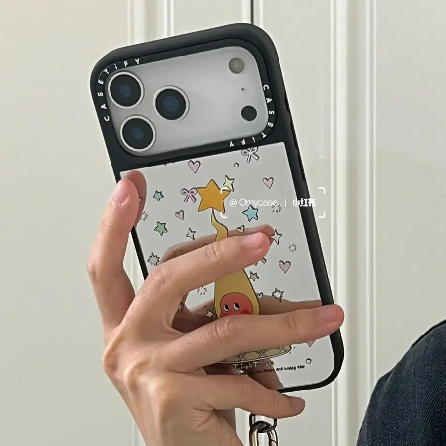 CASE联名舞台中心星星人适用于苹果17Pro Max网红防摔高级感壳16