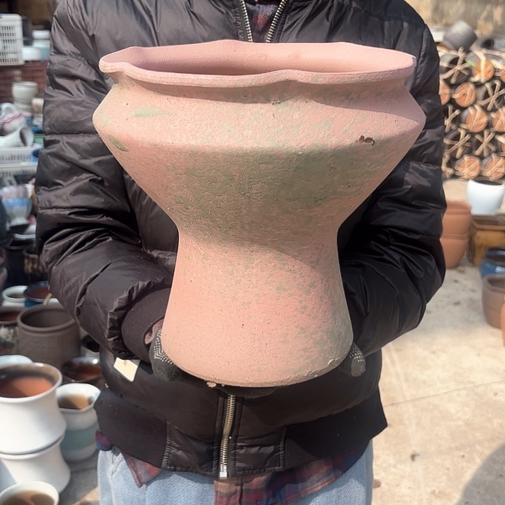 红陶粉火锅口径25高度26