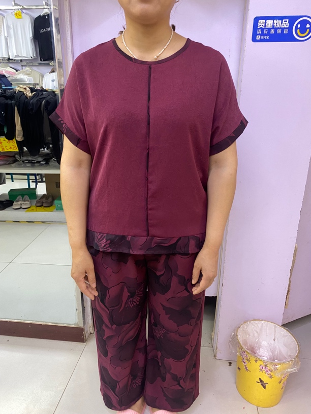 夏季中老年女装套装