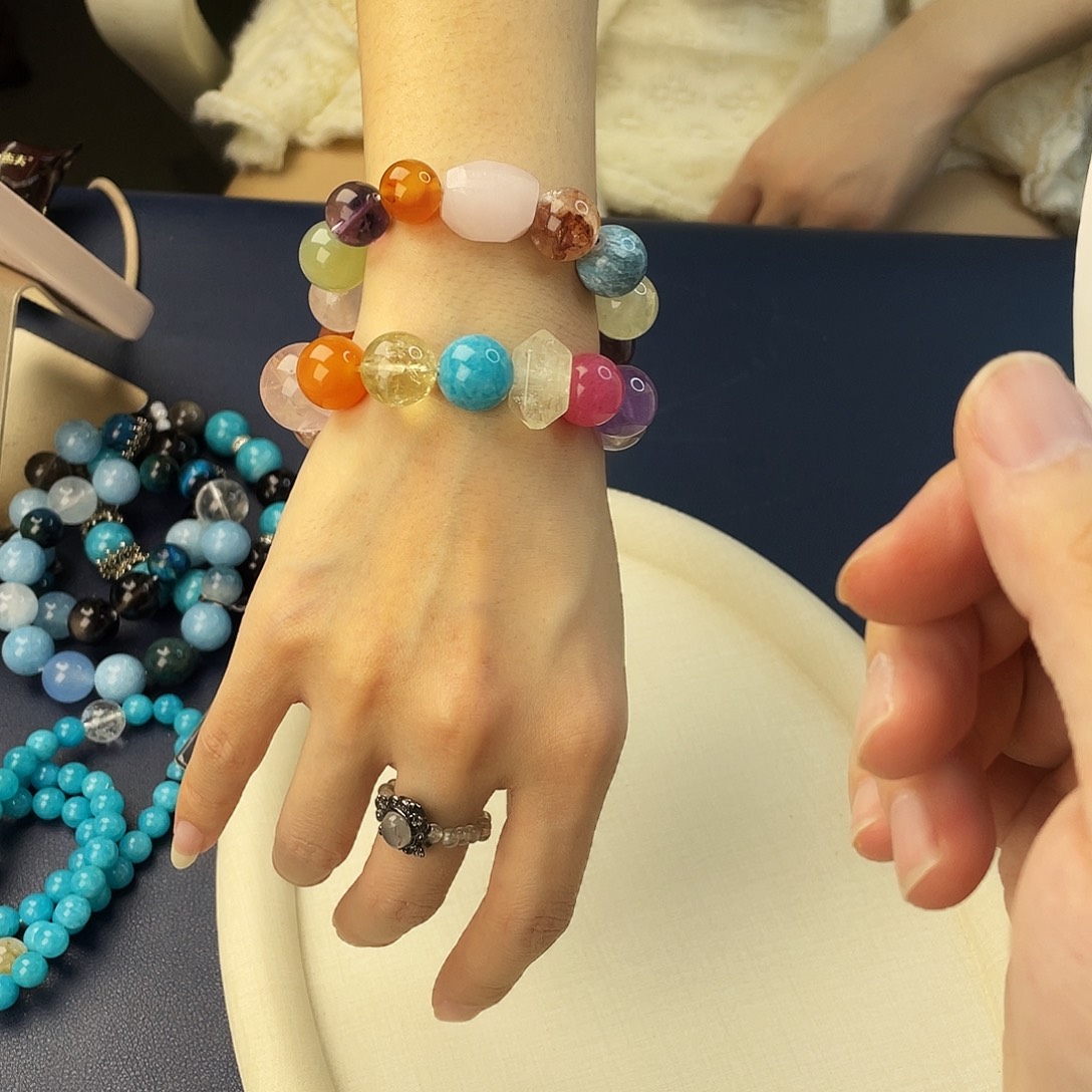 银S925镶嵌水晶手链