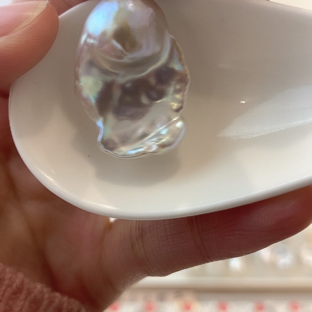 淡水珍珠颈饰银S925镶嵌