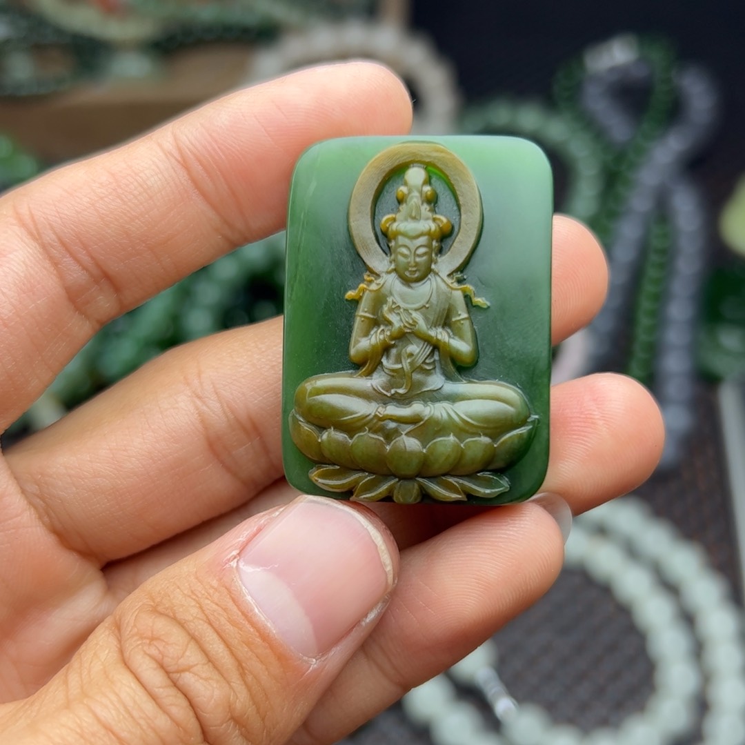 和田玉挂件未镶嵌