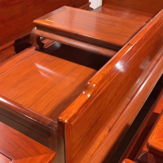 —***家具紫檀木类缅花罗汉床