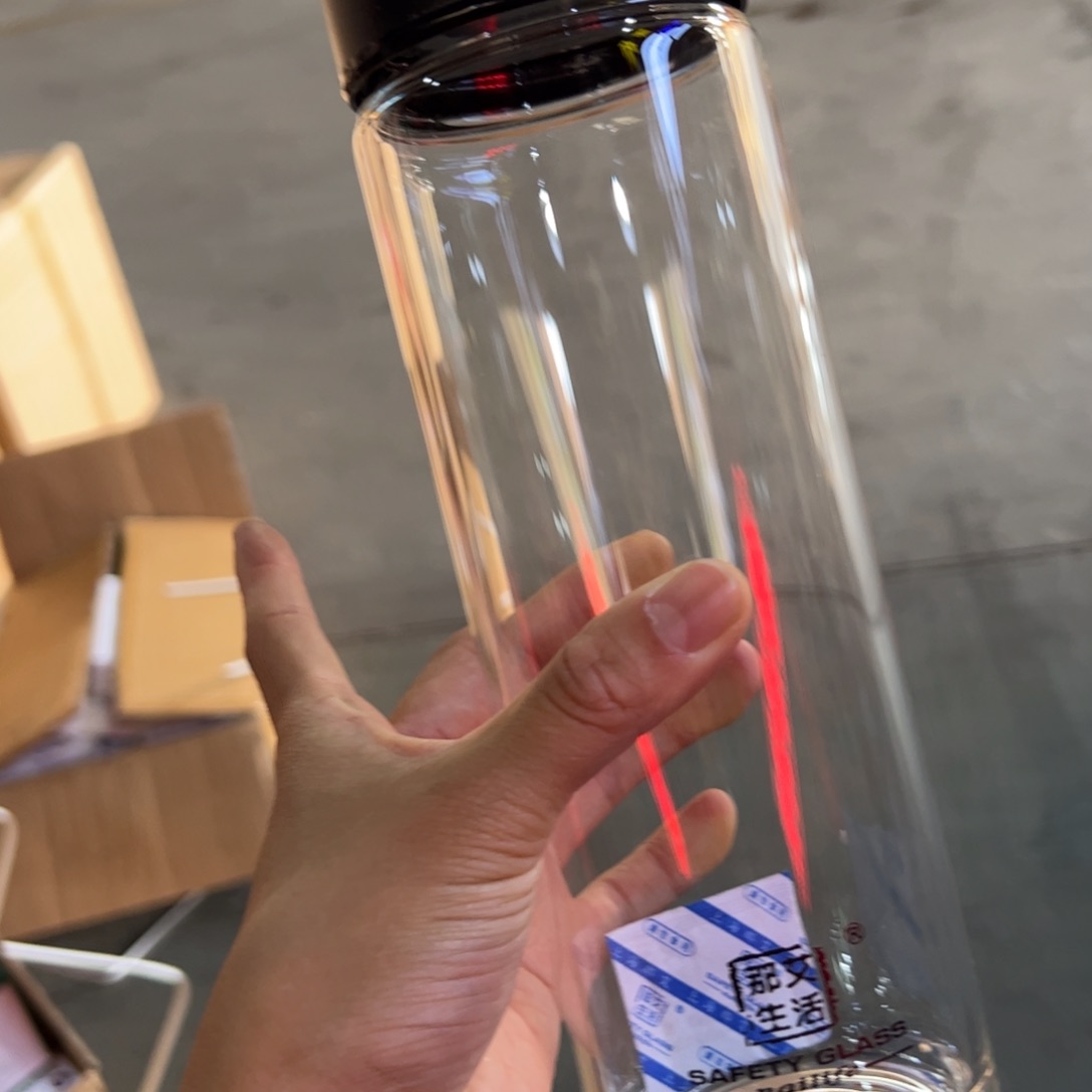 那艾生活单层烫手玻璃杯840玻璃杯玻璃杯