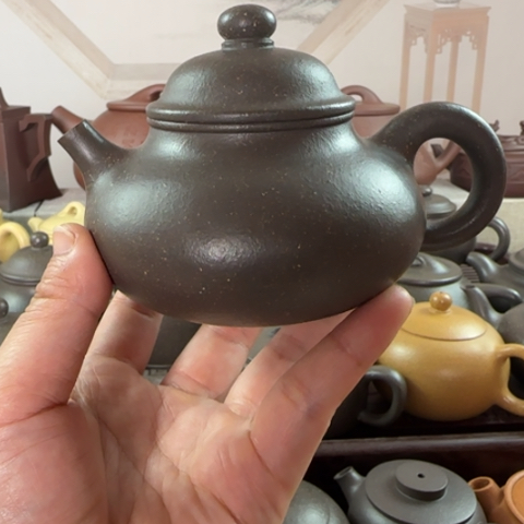 茶壶紫砂梨皮天青200cc