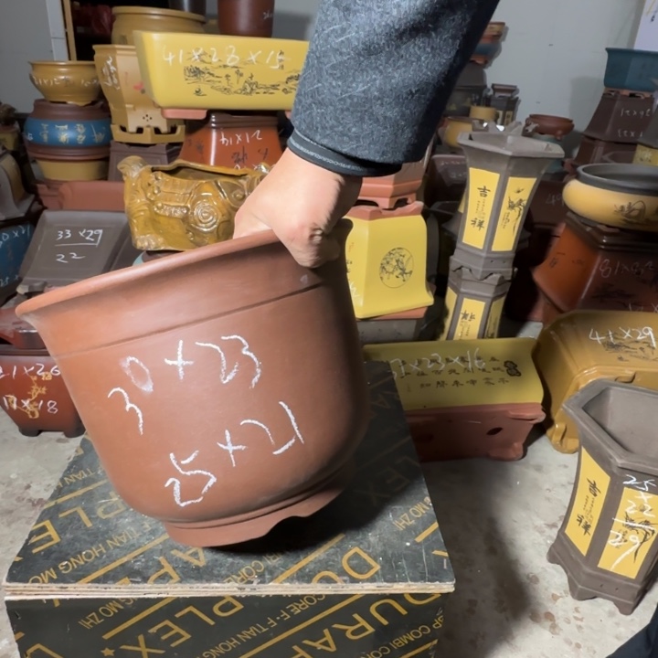 紫砂花盆紫砂花盆