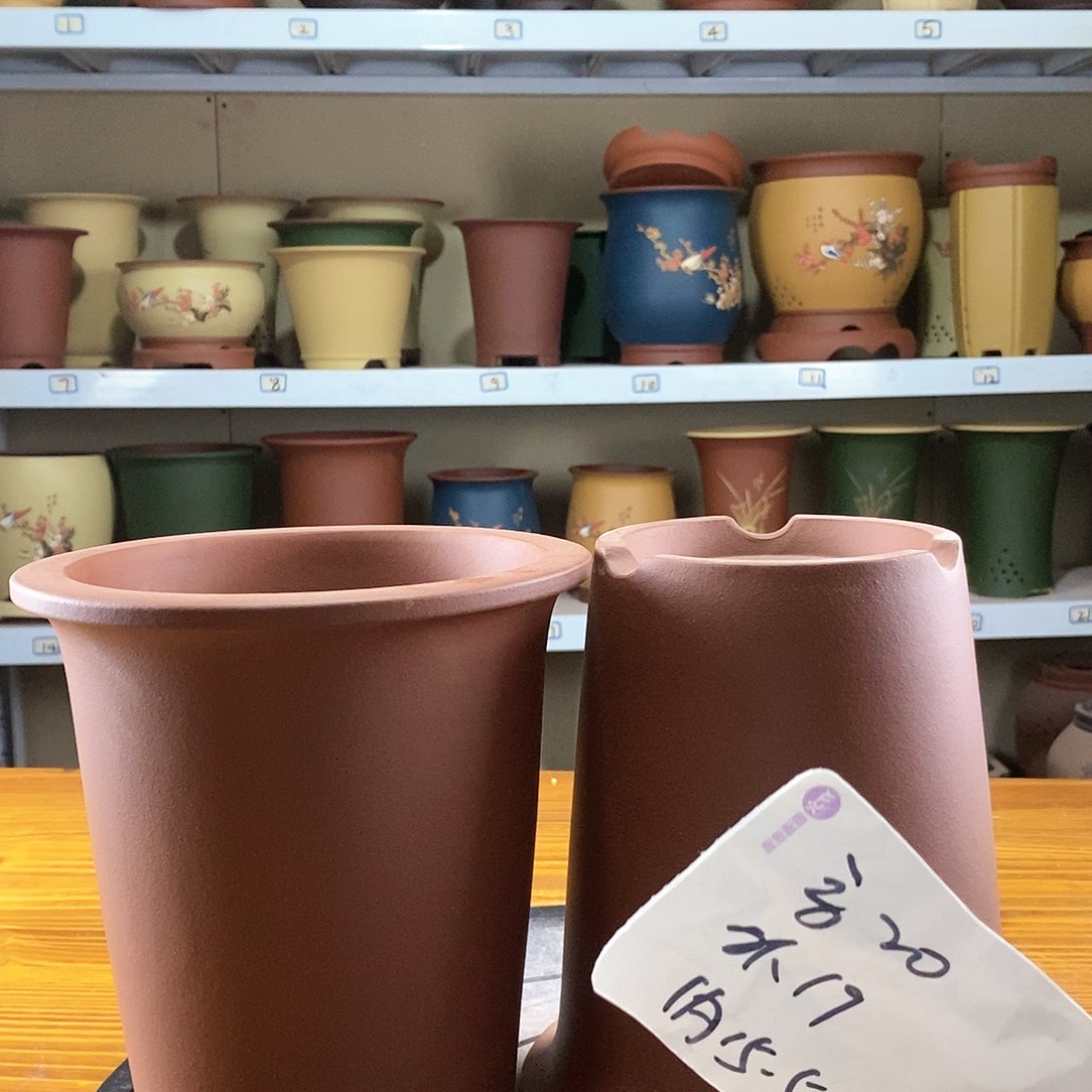 紫砂花盆紫砂兰花盆32