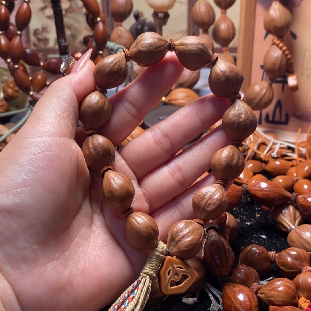 手串/手链橄榄核1.6原皮蒜头铁