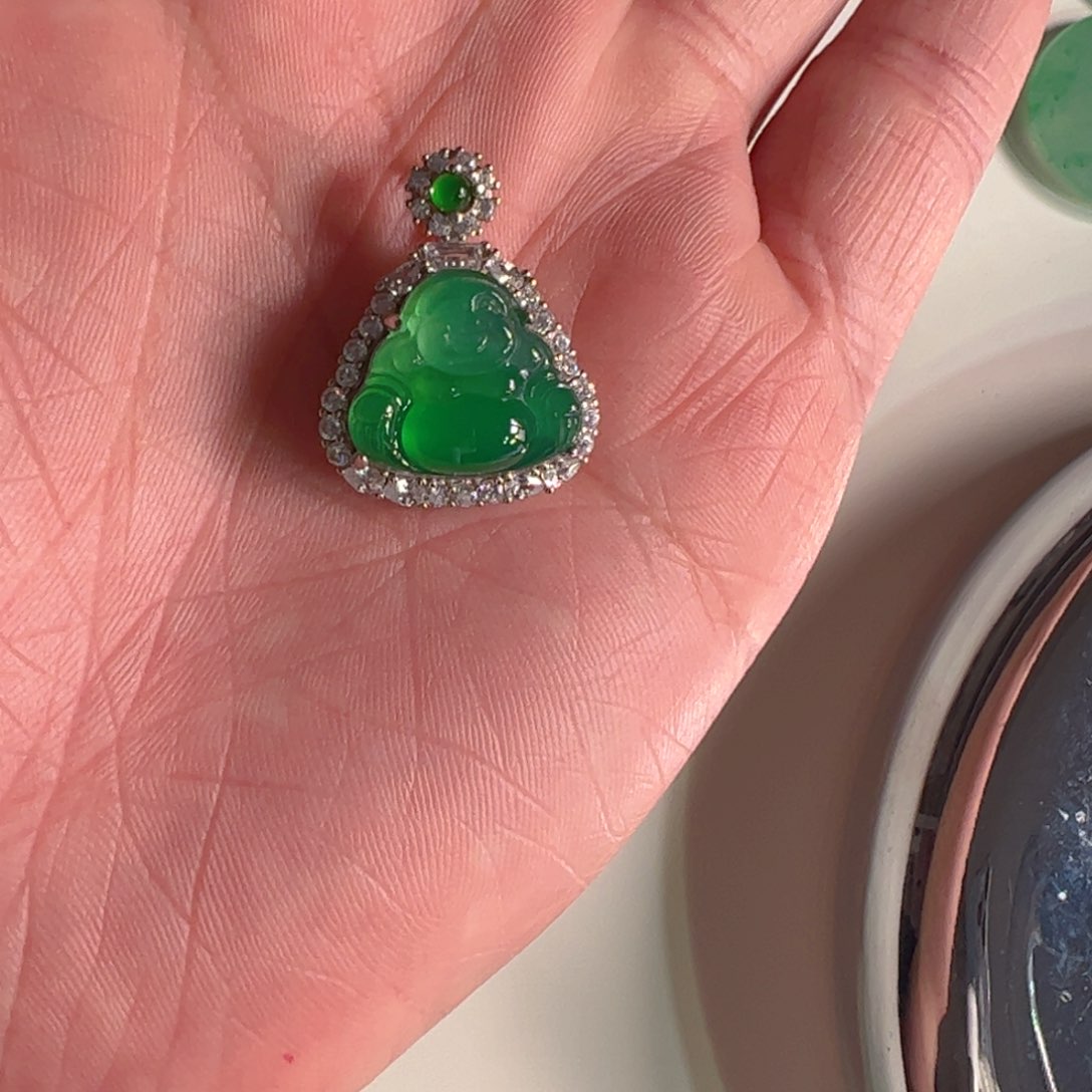 玛瑙/玉髓颈饰银S925镶嵌糖*