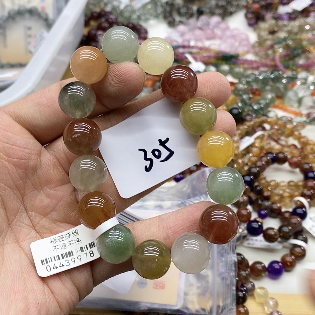 水晶手链未镶嵌天然