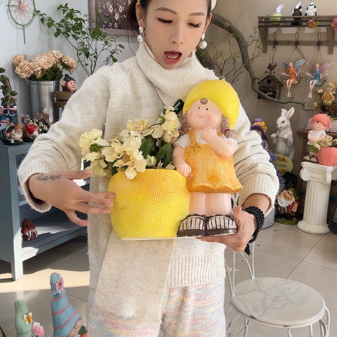 花园摆件红红火火