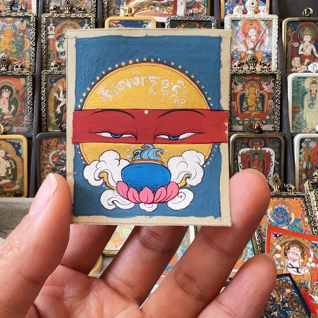 装裱画M****a西藏唐卡，，，，，，，，，