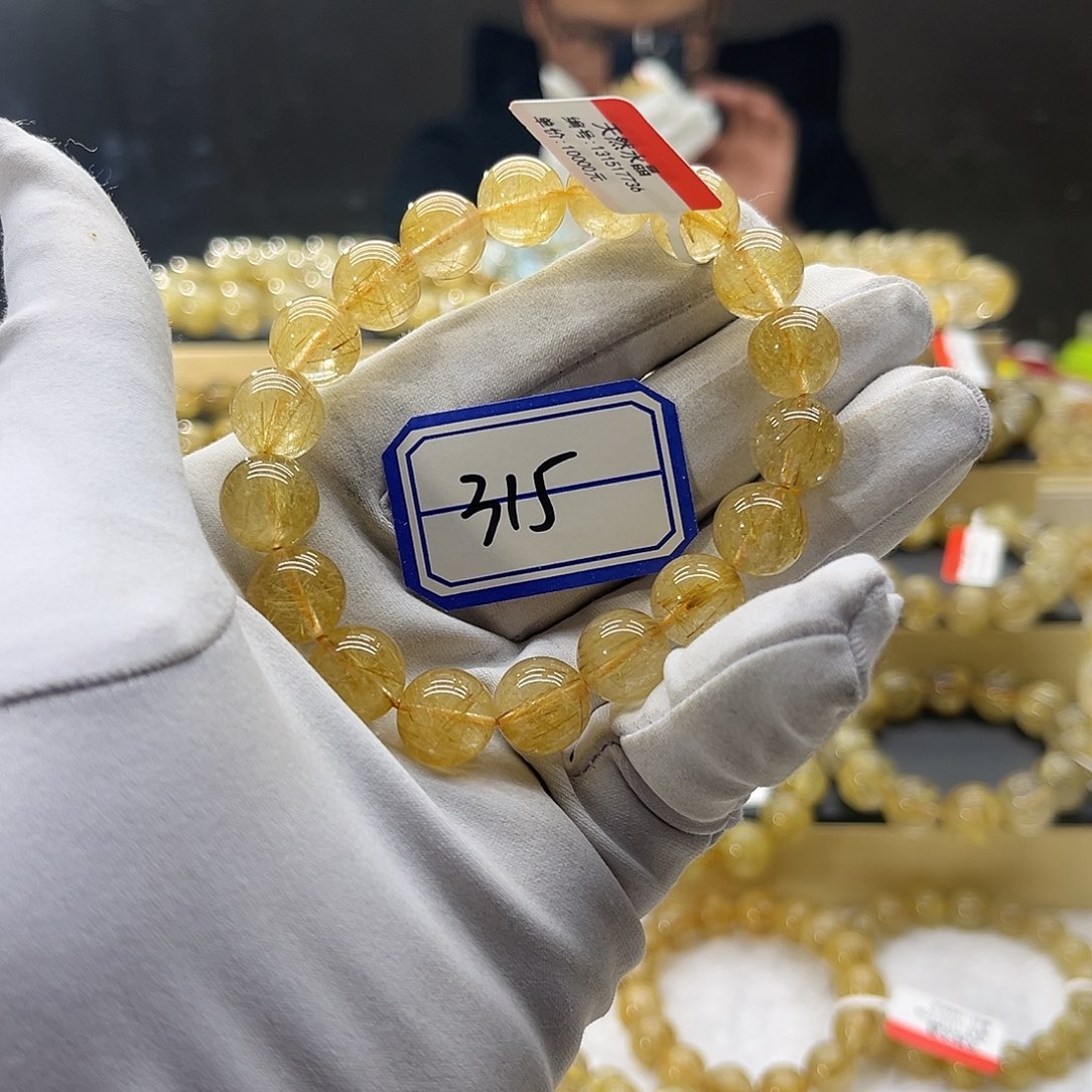 水晶手链未镶嵌A****工晶莹剔透