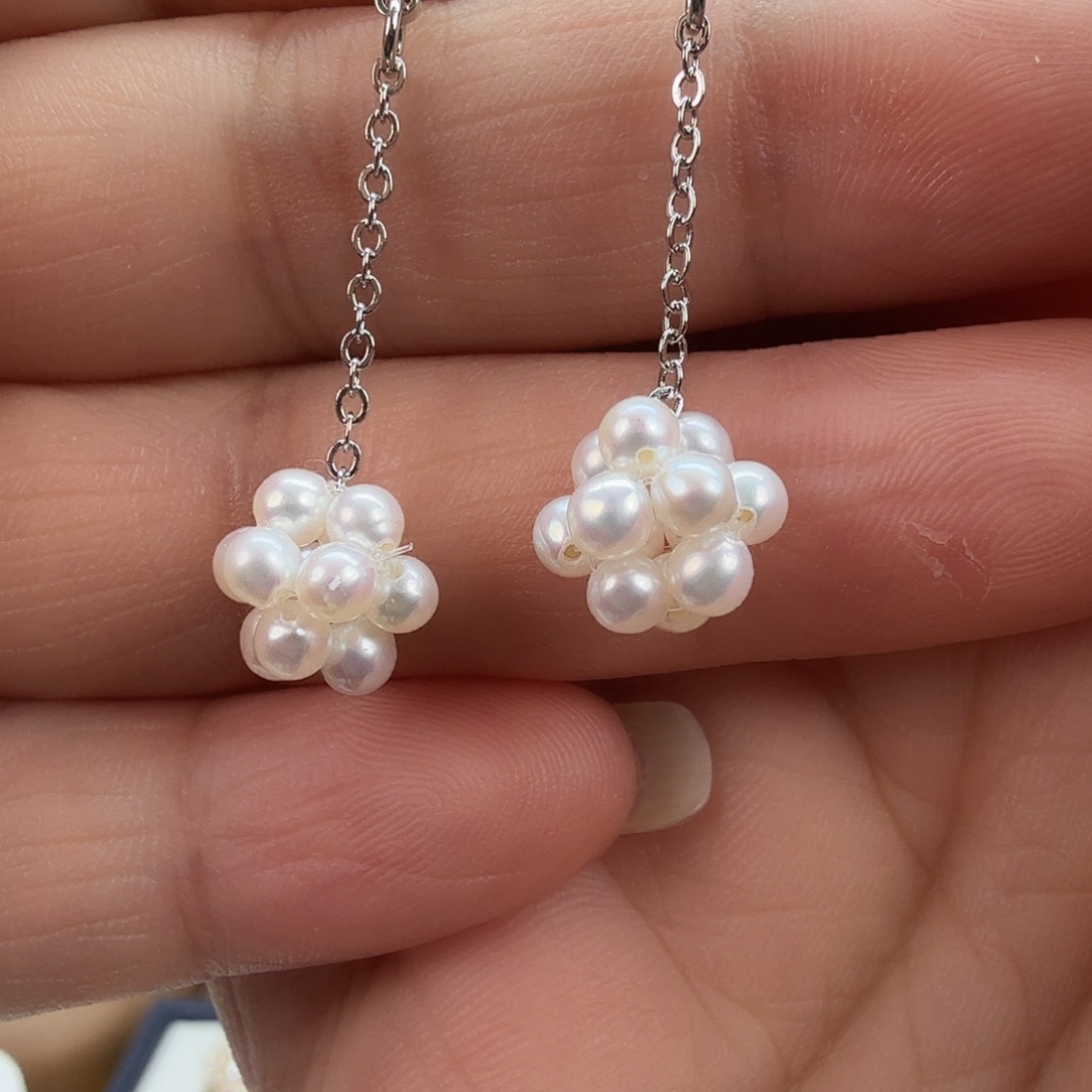 未镶嵌淡水珍珠耳饰