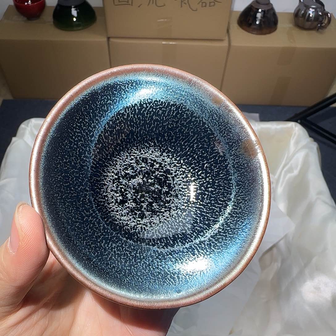 茶盏微瑕建盏，介意勿拍