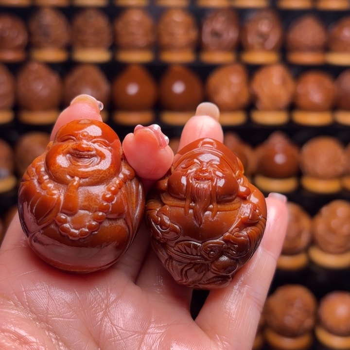 ࿐***࿐橄榄核手串/手链玉化财迷