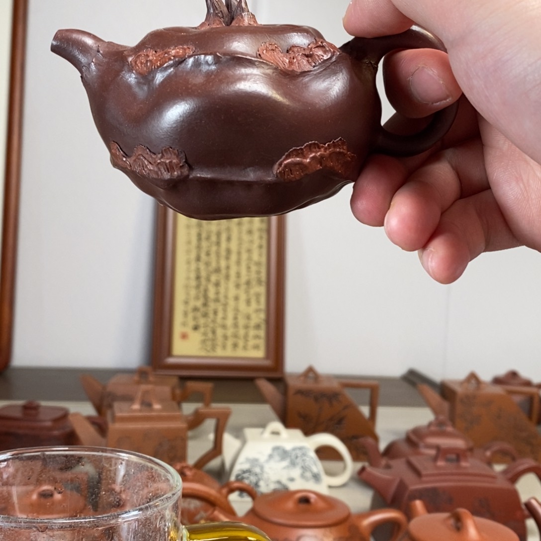 茶壶紫砂原矿泥料传统工艺制作