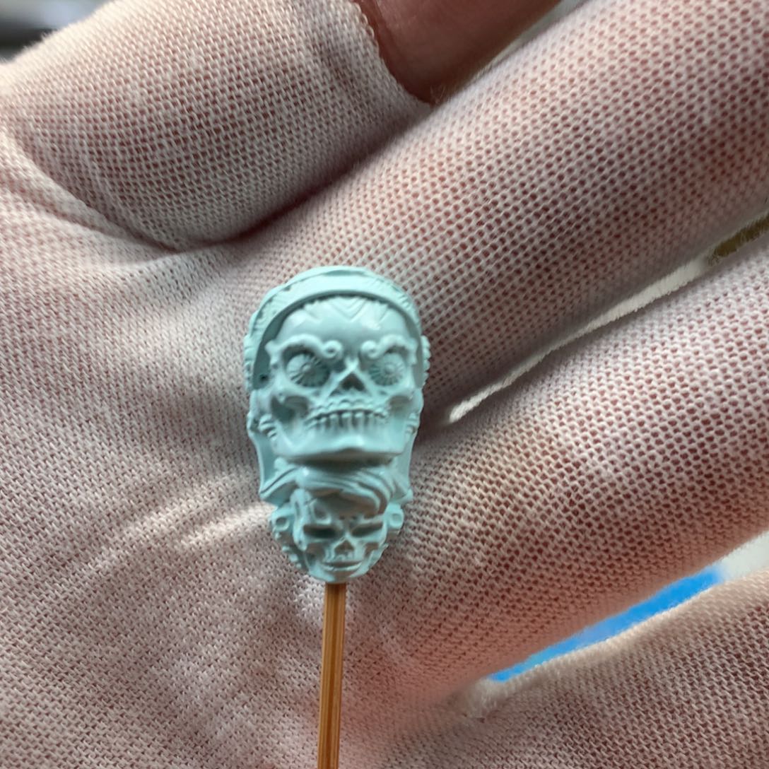 绿松石未镶嵌挂件