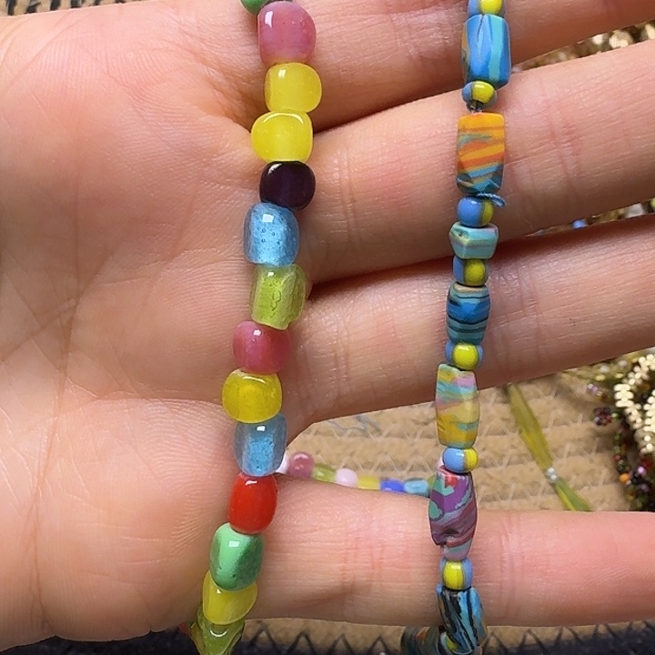 玻璃颈饰专拍链子