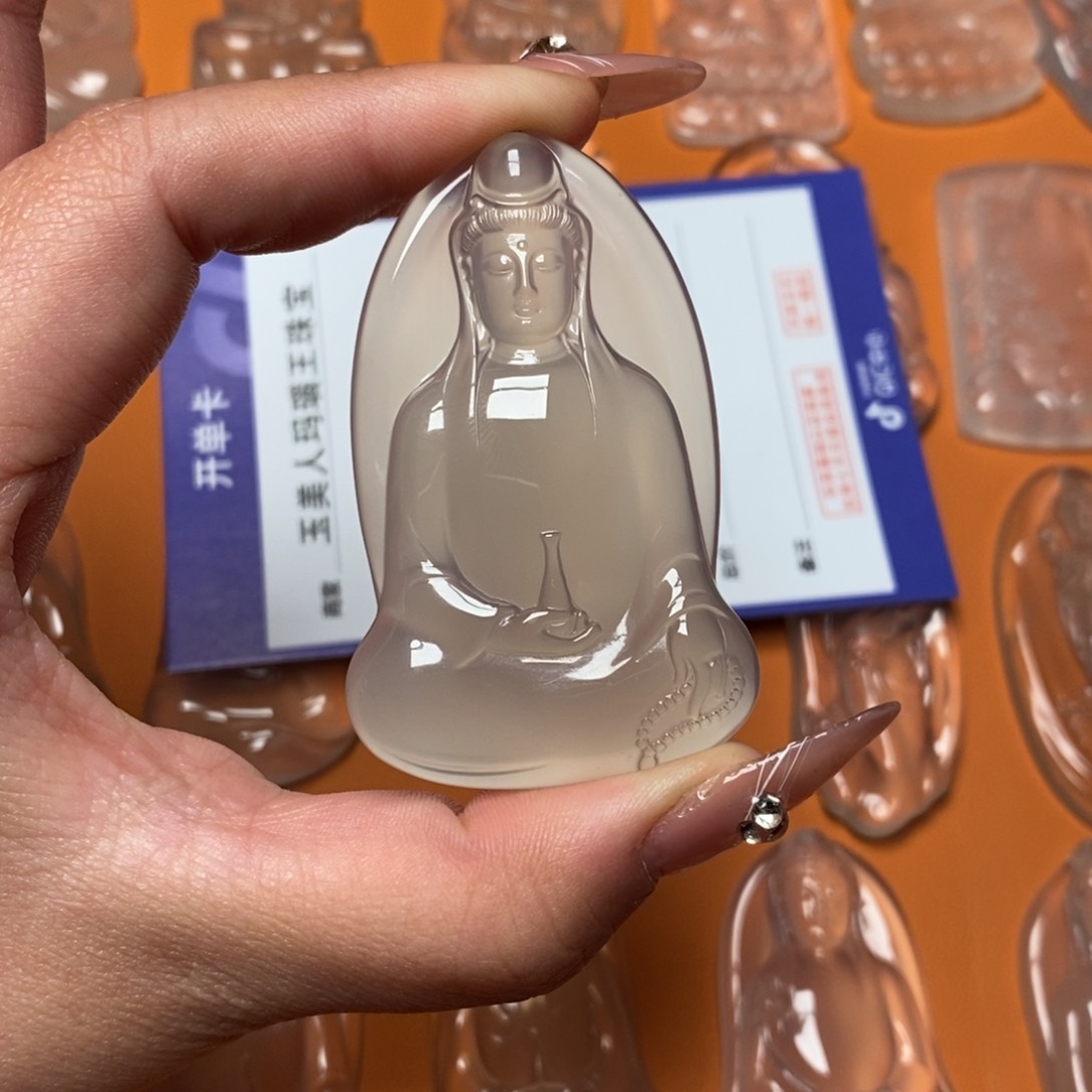 玛瑙/玉髓吊坠未镶嵌小*