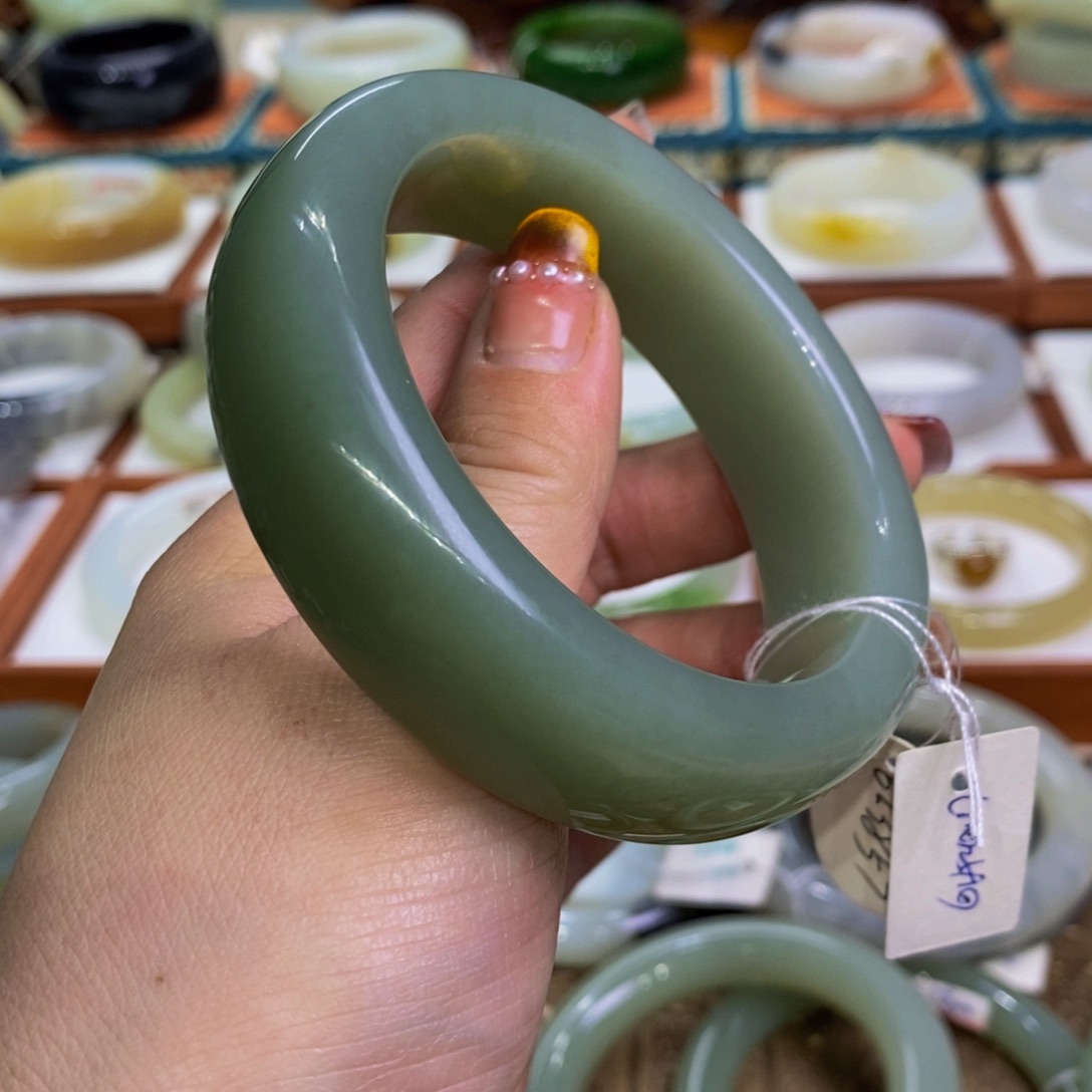 和田玉且末蓝61.4未镶嵌